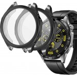 Θήκη ERBORD DEFENSE Frame για Huawei Watch GT 4 46MM + ΓΥΑΛΙ ΠΡΟΣΤΑΣΙΑΣ - ΜΑΥΡΟ