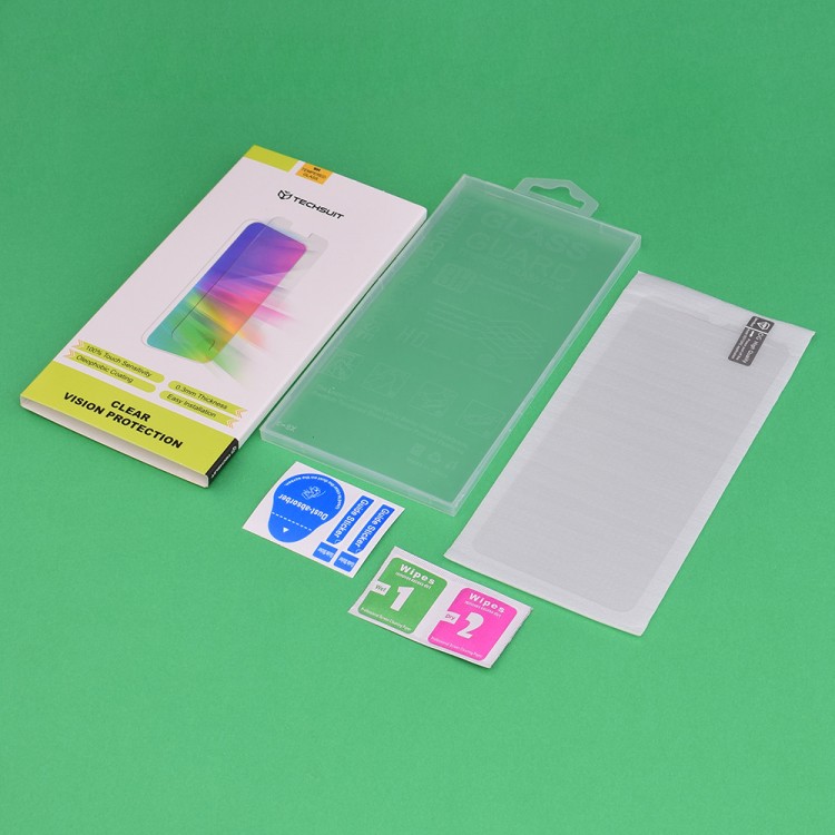 ERBORD Techsuit Γυαλί προστασίας Clear Vision 9H 111D Full Cover Glue Glass, 0.3MM για Sony Xperia 1 VII  - ΔΙΑΦΑΝΟ - KF2349093