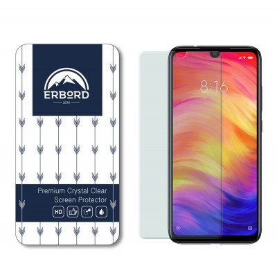 ERBORD GLASS Tempered Glass Fullcover 9H FULL CURVED 0.3MM for XIAOMI Redmi NOTE 7 - CLEAR