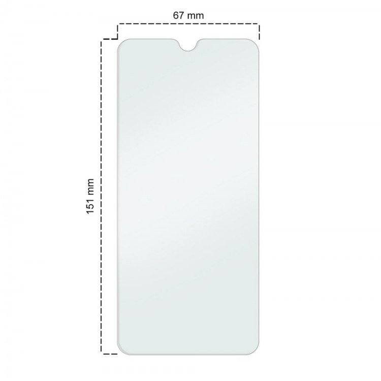 ERBORD Γυαλί προστασίας Fullcover 9H FULL 0.3MM για Samsung Galaxy A50/A30/A20/A30s - ΔΙΑΦΑΝΟ