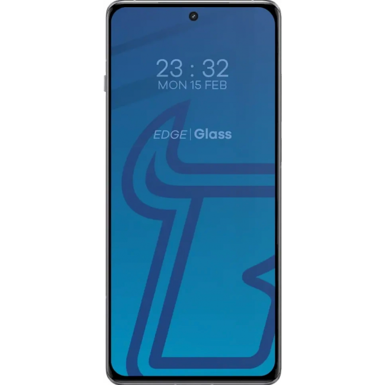 ERBORD Bizon Γυαλί προστασίας Edge 3D 9H Full Cover Glue Glass, 3D Curved 0.3MM για OnePlus 12 - ΔΙΑΦΑΝΟ ΜΑΥΡΟ - BIZ4059