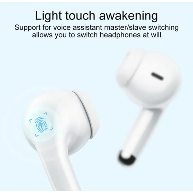 Lenovo BLUETOOTH Ασύρματα ακουστικά ThinkPlus LivePods Bluetooth 5.0, Wireless, Half-In-Ear,Touch Control Stereo Earbuds με 300mAh - ΛΕΥΚΟ - LP40-PRO