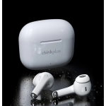 Lenovo BLUETOOTH Ασύρματα ακουστικά ThinkPlus LivePods Bluetooth 5.0, Wireless, Half-In-Ear,Touch Control Stereo Earbuds με 300mAh - ΛΕΥΚΟ - LP40-PRO