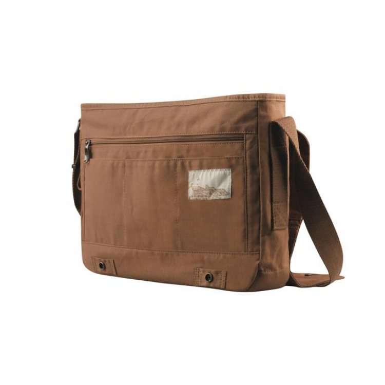 be.ez τσάντα ώμου LE Littoral  για Notebooks, Tablets 13-15 - ΜΠΕΖ ΚΑΦΕ Rust/Cream - BE-100995