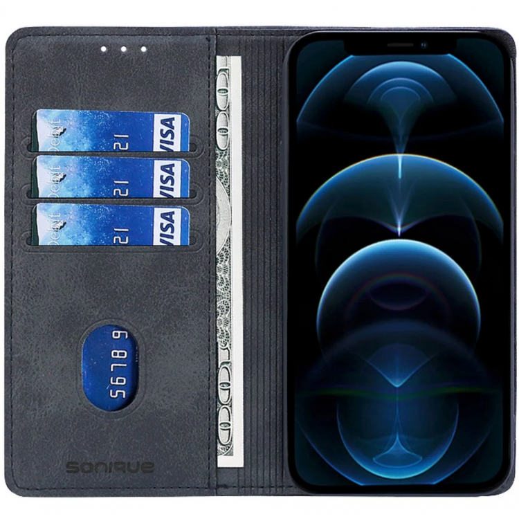 Θήκη Sonique Vintage Magnet Wallet FOLIO για Xiaomi Redmi Note 15 Pro Plus 5G / Poco M8 Pro 5G - ΜΑΥΡΟ