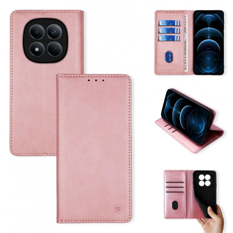 Θήκη Sonique Vintage Magnet Wallet FOLIO για Xiaomi Redmi Note 15 Pro Plus 5G / Poco M8 Pro 5G - Ροζ