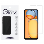 ERBORD Hardy Γυαλί προστασίας 9H HD Premium Full Cover Glass 0.3MM για Xiaomi Redmi 13C 4G / Redmi 13C 5G / Poco C65 4G - ΔΙΑΦΑΝΟ