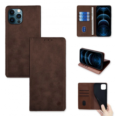 Θήκη Sonique Vintage Magnet Wallet FOLIO για Apple iPhone 13 Pro Max - ΚΑΦΕ