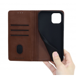 Θήκη Sonique Vintage Magnet Wallet FOLIO για Apple iPhone 13 Pro Max - ΚΑΦΕ