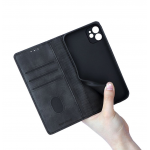 Θήκη Sonique Vintage Magnet Wallet FOLIO για Apple iPhone 11 6.1 - ΜΑΥΡΟ