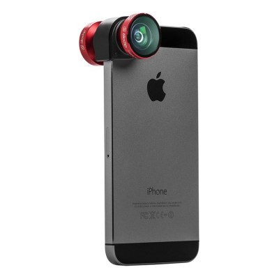 olloclip 4in1 lens system for Apple iPhone 5 5S - RED BLACK