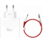 OnePlus OFFICIAL SUPERVOOC GaN VCBA0BEH γνησιος φορτιστης TYPE-A Wall Charger 100W EU, 9.1A, 1xUSB-A, με γνήσιο καλώδιο USB-C - ΛΕΥΚΟ - 5461100521