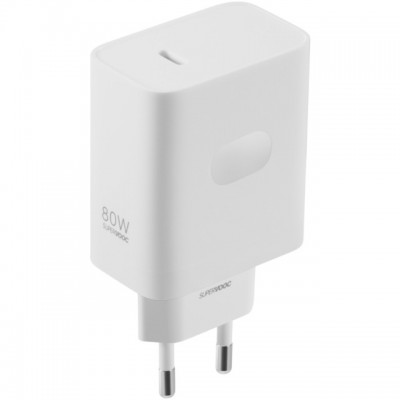 OnePlus OFFICIAL SUPERVOOC GaN γνησιος φορτιστης TYPE-C Wall Charger 80W EU - ΛΕΥΚΟ -  5461100248