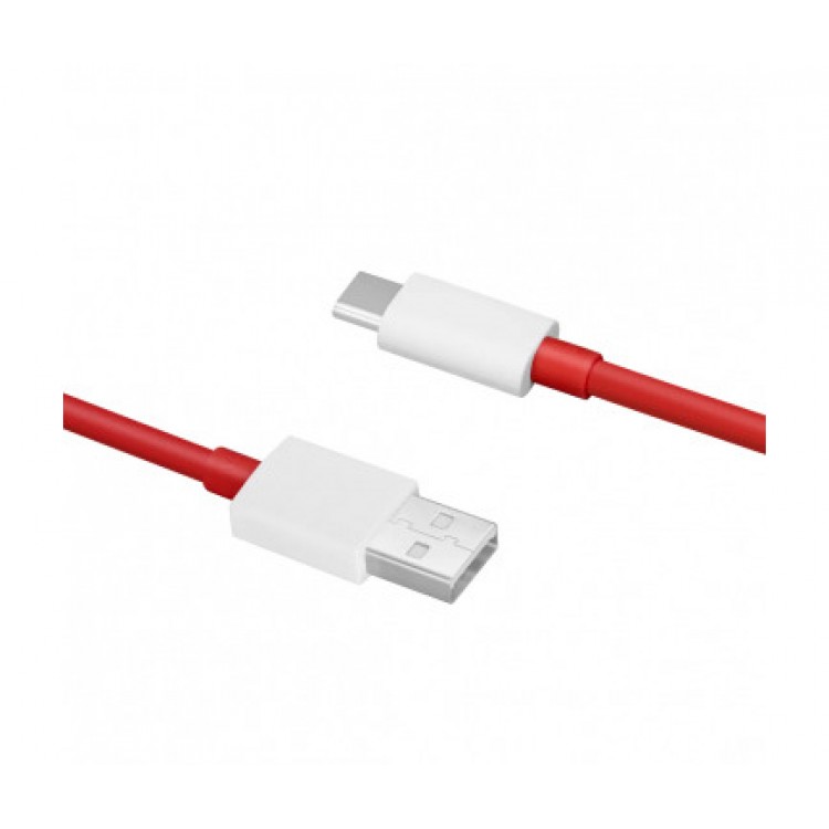 OnePlus OFFICIAL USB-A σε USB-C καλώδιο φορτισης/σύνδεσης 100W, 10A,1.0M - ΚΟΚΚΙΝΟ - DL129 - 5461100530