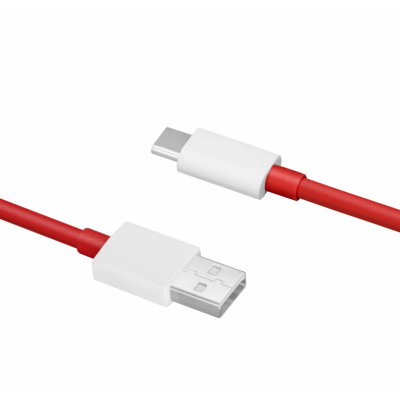 OnePlus OFFICIAL USB-A σε USB-C καλώδιο φορτισης/σύνδεσης 100W, 10A 1.5M - ΚΟΚΚΙΝΟ - DL129