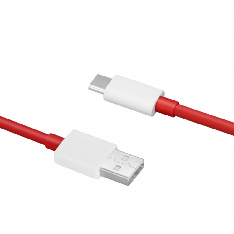 OnePlus OFFICIAL USB-A σε USB-C καλώδιο φορτισης/σύνδεσης 100W, 10A 1.5M - ΚΟΚΚΙΝΟ - DL129