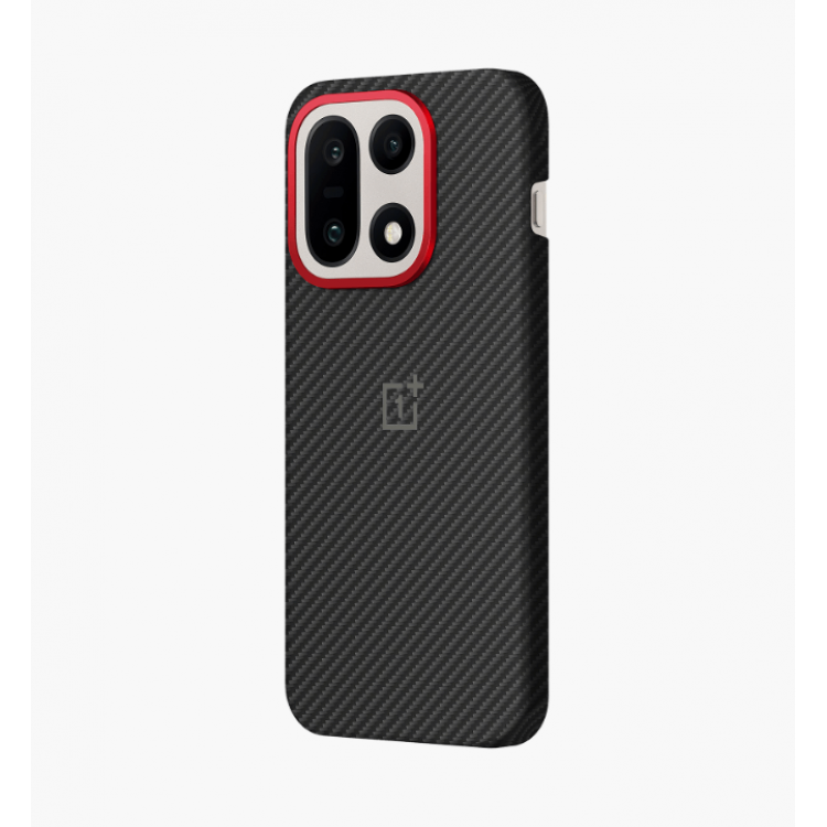 Θήκη ONEPLUS OFFICIAL Aramid Fiber MAGSAFE Magnetic για ONEPLUS 15 - ΜΑΥΡΟ - 5431102021