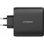 Otterbox Φορτιστης οικιακός GaN USB-C PD 4X Θ΄ύρες (2x USB-C / 2x USB-A), 100W, 3A - 78-81343 - ΜΑΥΡΟ