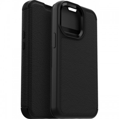 Case Otterbox Strada Series Magnetic Folio for Apple iPhone 13 Pro Max 6.7 & iPhone 12 Pro Max 6.7 - SHADOW BLACK - 77-85814