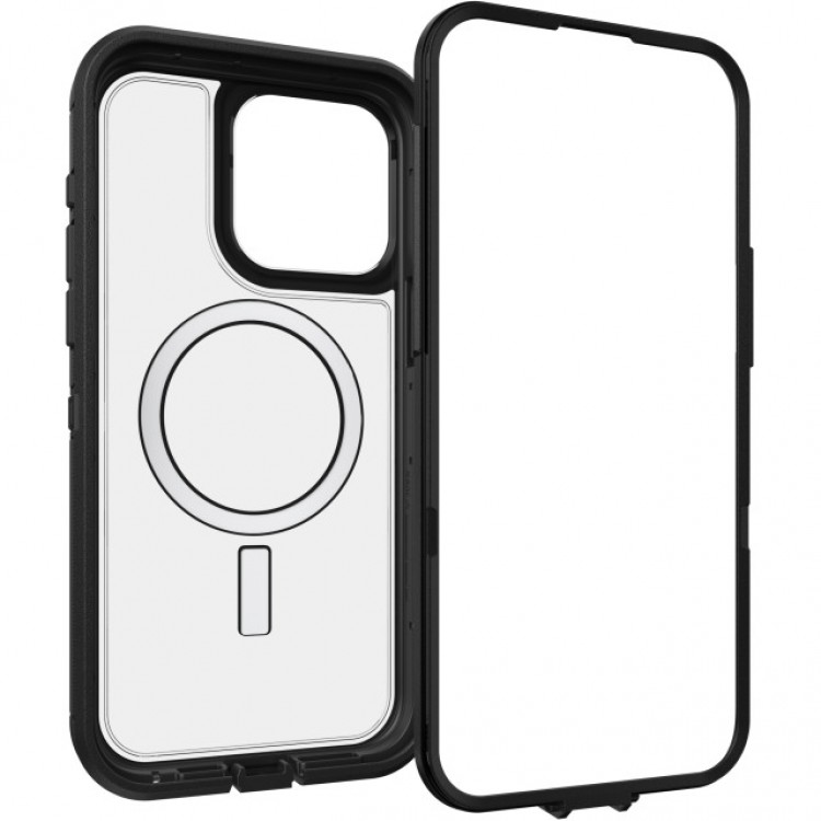Θήκη Otterbox Defender Series XT MagSafe Edition για APPLE iPhone 15 PRO 6.1 2023 - ΔΙΑΦΑΝΟ / ΜΑΥΡΟ - 77-93267