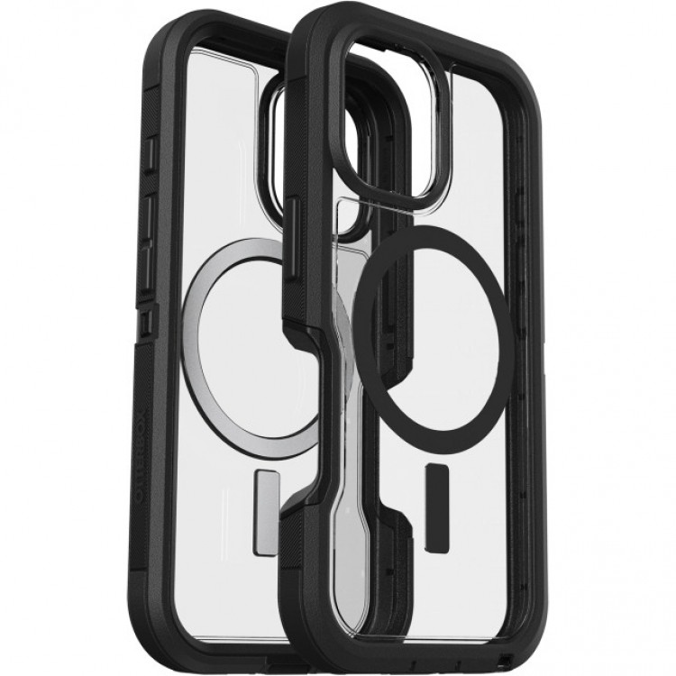 Θήκη Otterbox Defender Series XT MagSafe Edition για APPLE iPhone 16 6.1 2024 - ΔΙΑΦΑΝΟ/ΜΑΥΡΟ - 77-96056