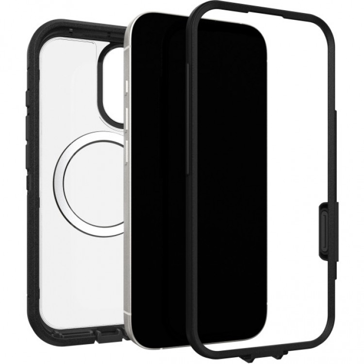 Θήκη Otterbox Defender Pro XT MagSafe Edition για APPLE iPhone 17 6.3 5G 2025 - ΔΙΑΦΑΝΟ / ΜΑΥΡΟ - 77-98480