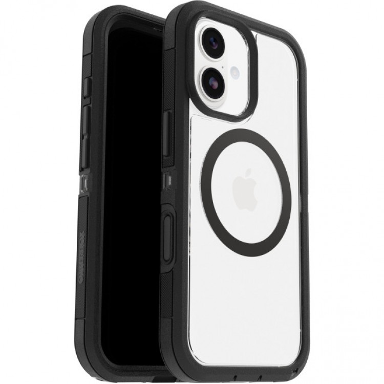 Θήκη Otterbox Defender Pro XT MagSafe Edition για APPLE iPhone 17 6.3 5G 2025 - ΔΙΑΦΑΝΟ / ΜΑΥΡΟ - 77-98480