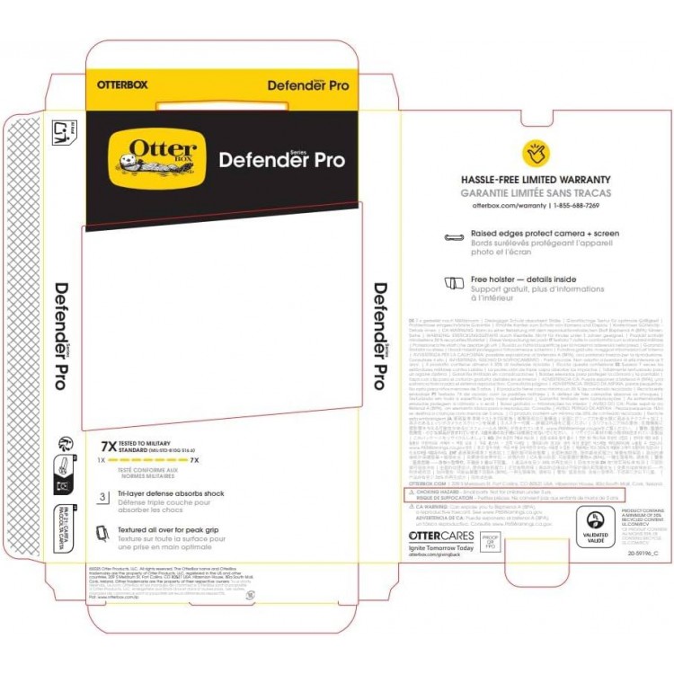 Θήκη Otterbox Defender Pro XT MagSafe Edition για APPLE iPhone 17 PRO Max 6.9 2025 -  ΜΑΥΡΟ - 77-98392