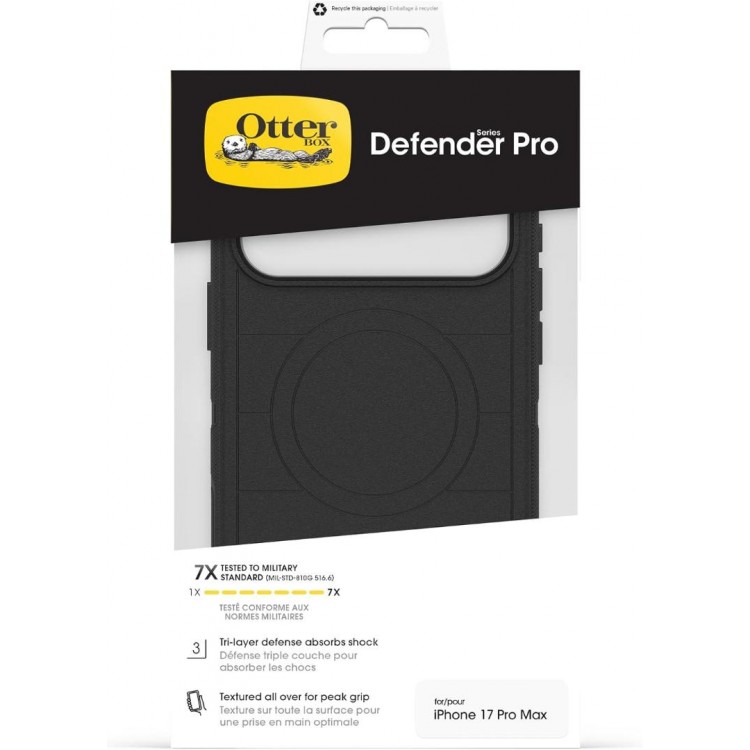 Θήκη Otterbox Defender Pro XT MagSafe Edition για APPLE iPhone 17 PRO Max 6.9 2025 -  ΜΑΥΡΟ - 77-98392