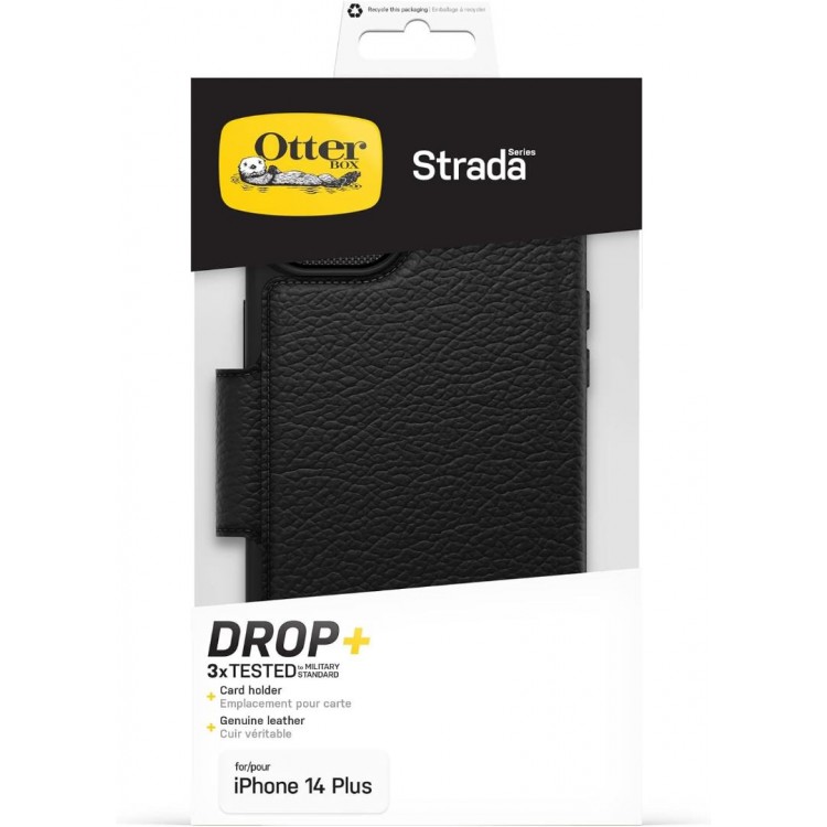 Θήκη Otterbox Strada Series Δερμάτινη Folio για Apple iPhone 14 PLUS 6.7 - SHADOW ΜΑΥΡΟ - 77-88559