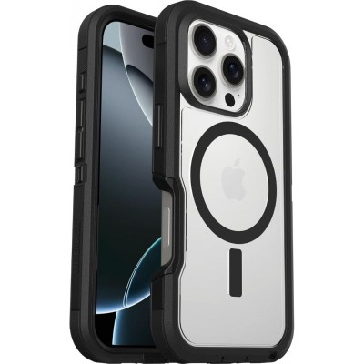 Θήκη Otterbox Defender Series XT MagSafe Edition για APPLE iPhone 16 PRO Max 6.9 2024 - ΔΙΑΦΑΝΟ / ΜΑΥΡΟ - 77-96124