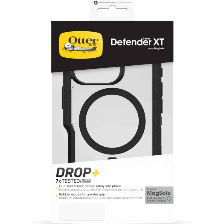 Θήκη Otterbox Defender Series XT MagSafe Edition για APPLE iPhone 16 PRO 6.3 2024 - ΔΙΑΦΑΝΟ / ΜΑΥΡΟ - 77-96112