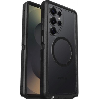 Θήκη Otterbox Defender XT MAGSAFE Screenless Edition για SAMSUNG GALAXY S25 ULTRA 5G 2025 - ΔΙΑΦΑΝΟ/ΜΑΥΡΟ - 77-97584
