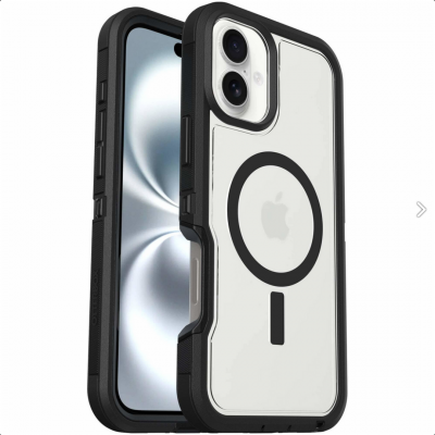 Θήκη Otterbox Defender Series XT MagSafe Edition για APPLE iPhone 16 Plus 6.7 2024 - Dark Side ΔΙΑΦΑΝΟ / ΜΑΥΡΟ - 77-96044