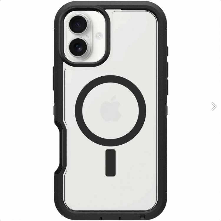 Θήκη Otterbox Defender Series XT MagSafe Edition για APPLE iPhone 16 Plus 6.7 2024 - Dark Side ΔΙΑΦΑΝΟ / ΜΑΥΡΟ - 77-96044