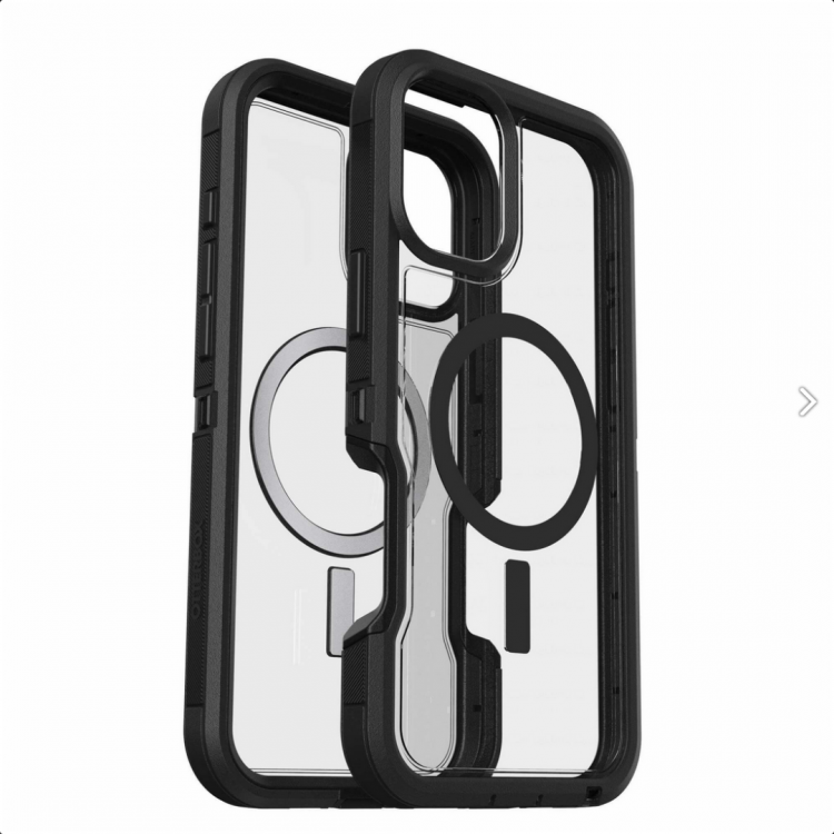 Θήκη Otterbox Defender Series XT MagSafe Edition για APPLE iPhone 16 Plus 6.7 2024 - Dark Side ΔΙΑΦΑΝΟ / ΜΑΥΡΟ - 77-96044