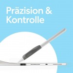 Paperlike Pencil Grips για Apple Pencil V2, Εργονομικά grips, εκτεταμένης άνεσης, ακριβής έλεγχος και μαγνητική φόρτιση - 2 TEM. - PL-PL-PG-CB-23