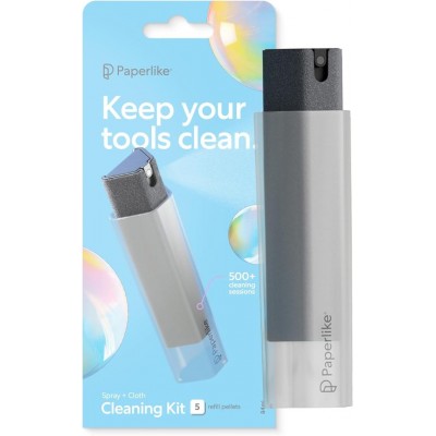 Paperlike Κιτ καθαρισμού οθόνης V2 Για Apple iPad και οθόνες, Eco-friendly & alcohol-free Επαναγεμιζόμενο μέχρι 500 χρήσεις - PL-PL-CK-MC-23
