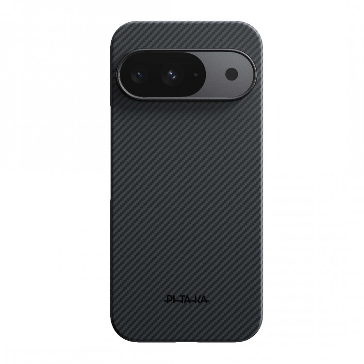 Θήκη Pitaka Aramid Ultra-Slim Magsafe 600D 1.05mm CARBON FIBER για Google Pixel 10 - ΜΑΥΡΟ/ΓΚΡΙ Twill - GPB2501