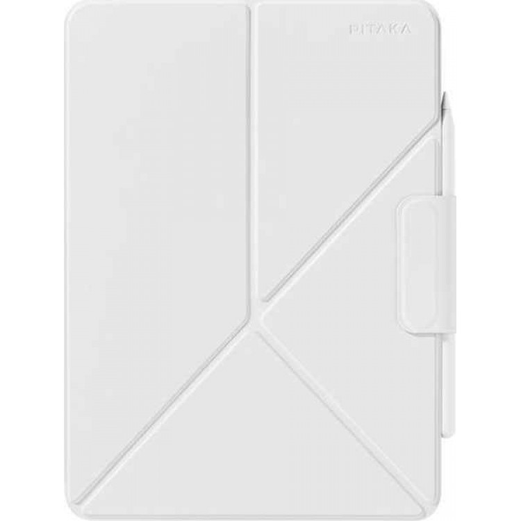  Θήκη Pitaka MagEZ Folio 2 για Apple iPad Air 13" M2 2024/Apple iPad Pro 12.9" 2018/2022 - ΛΕΥΚΟ - FOL2304