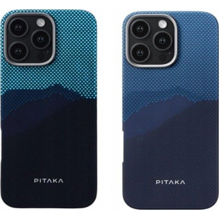 Θήκη Pitaka StarPeak Luminous Aramid MagEZ 5 Magsafe 1500D 1.05mm CARBON FIBER για Apple iPhone 16 PRO MAX 6.9 2024 - OVER THE HORIZON - KI1604POTH