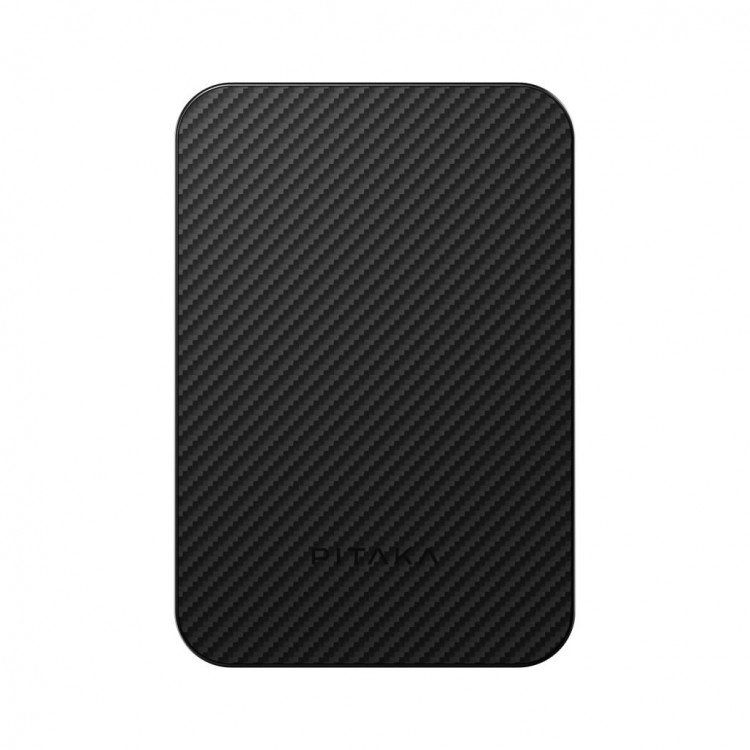 Pitaka Power Bank 5000mAh MAGSAFE Qi2 15W, aramid fiber, για smartphones - Μαύρο/Γκρί - PBQ2401
