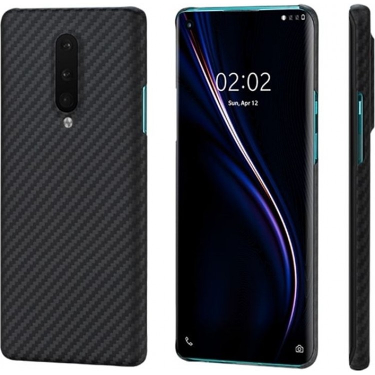 Θήκη Pitaka Aramid CARBON FIBER για OnePlus 8 - ΜΑΥΡΟ - KP8001