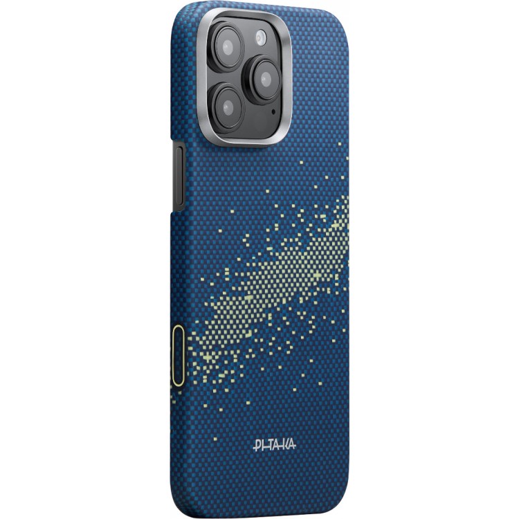 Θήκη Pitaka Fusion Weaving+ Aramid MagEZ Magsafe PitaTap 0.95mm CARBON FIBER για Apple iPhone 16 PRO 6.3 2024 - Milky Way galaxy - KI1605PMYG
