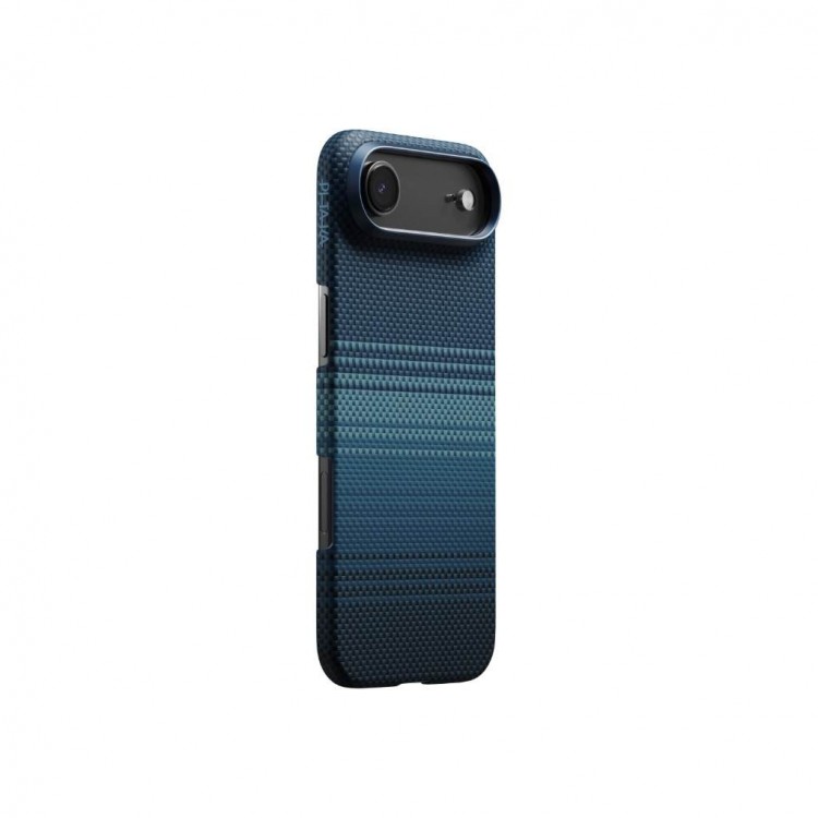 Θήκη Pitaka Ultra-Slim Weaving+ Aramid PitaTap Magsafe 1.00mm CARBON FIBER για Apple iPhone 17 AIR 6.6 5G 2025 - Moonrise ΜΠΛΕ - KI1703M