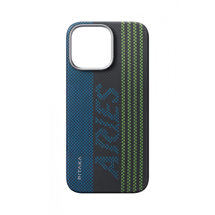 Θήκη Pitaka x Aries Tactile Weaving+ Aramid MagEZ 5 Magsafe 1500D 1.05mm CARBON FIBER για Apple iPhone 16 PRO 6.3 2024 - Credit card - KI1601CR