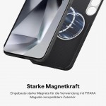 Θήκη Pitaka MagSafe Ultra-Slim ARAMID CARBON MagEZ 4 για Samsung Galaxy S25+ PLUS 5G 2025 - ΜΑΥΡΟ ΓΚΡΙ - KS2501S