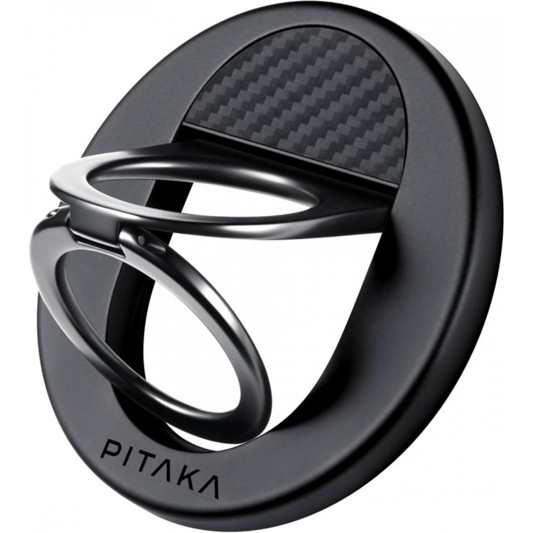 Pitaka MagEZ Grip 3, MagSafe Διπλό Aramid Δαχτυλίδι βάση με MagEZ 2.0 - Μαύρο/Γκρί - MGB2402