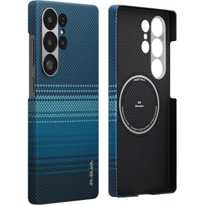 Θήκη Pitaka SE MagSafe ARAMID CARBON MagEZ 4 Tactile Woven για Samsung Galaxy S25 ULTRA 5G 2025 - Moonrise - KS2502U