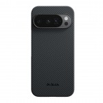 Θήκη Pitaka Aramid Ultra-Slim Magsafe 600D 1.05mm CARBON FIBER για Google Pixel 10 Pro XL - ΜΑΥΡΟ/ΓΚΡΙ Twill - GPB2503